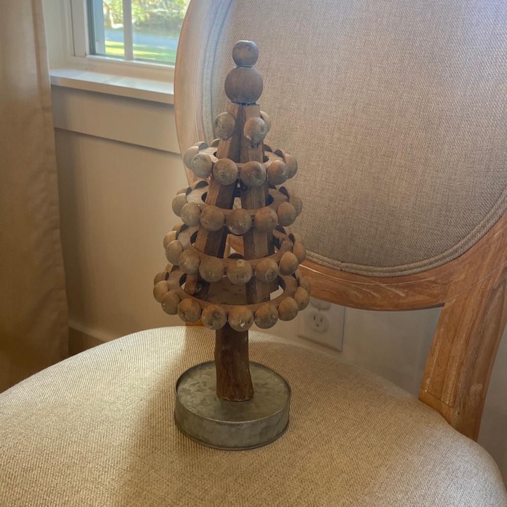 Beaded Christmas tree decor